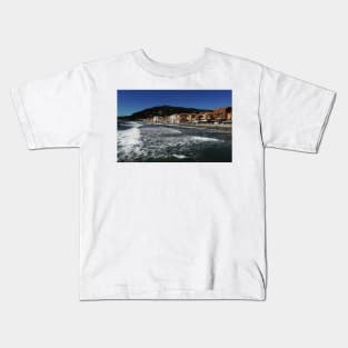 Liguria landscape photography beach and sea Kids T-Shirt